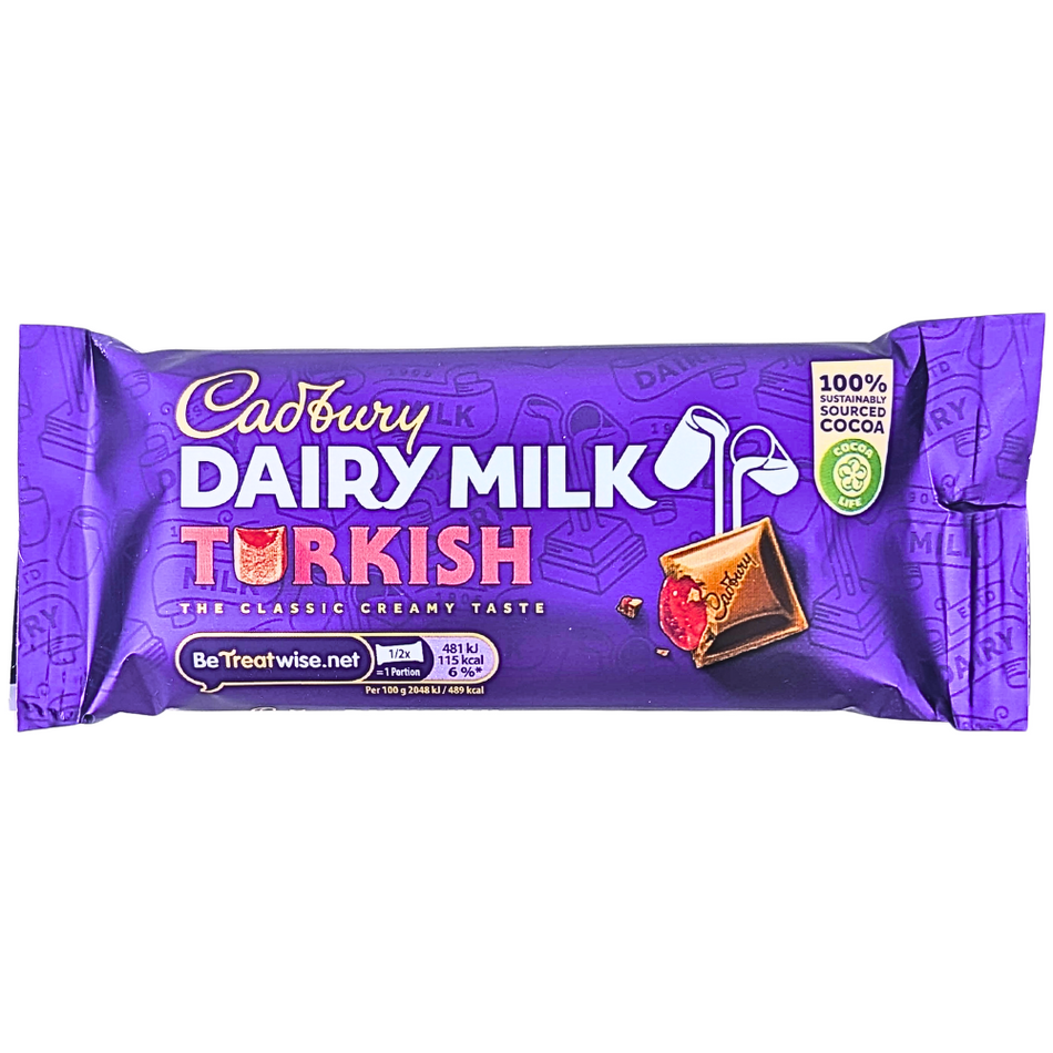 Cadbury Dairy Milk Turkish (Ireland) - 47g