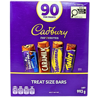 Cadbury Favourites Treat Size - 90ct
