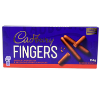 Cadbury Fingers Double Chocolate - 114g