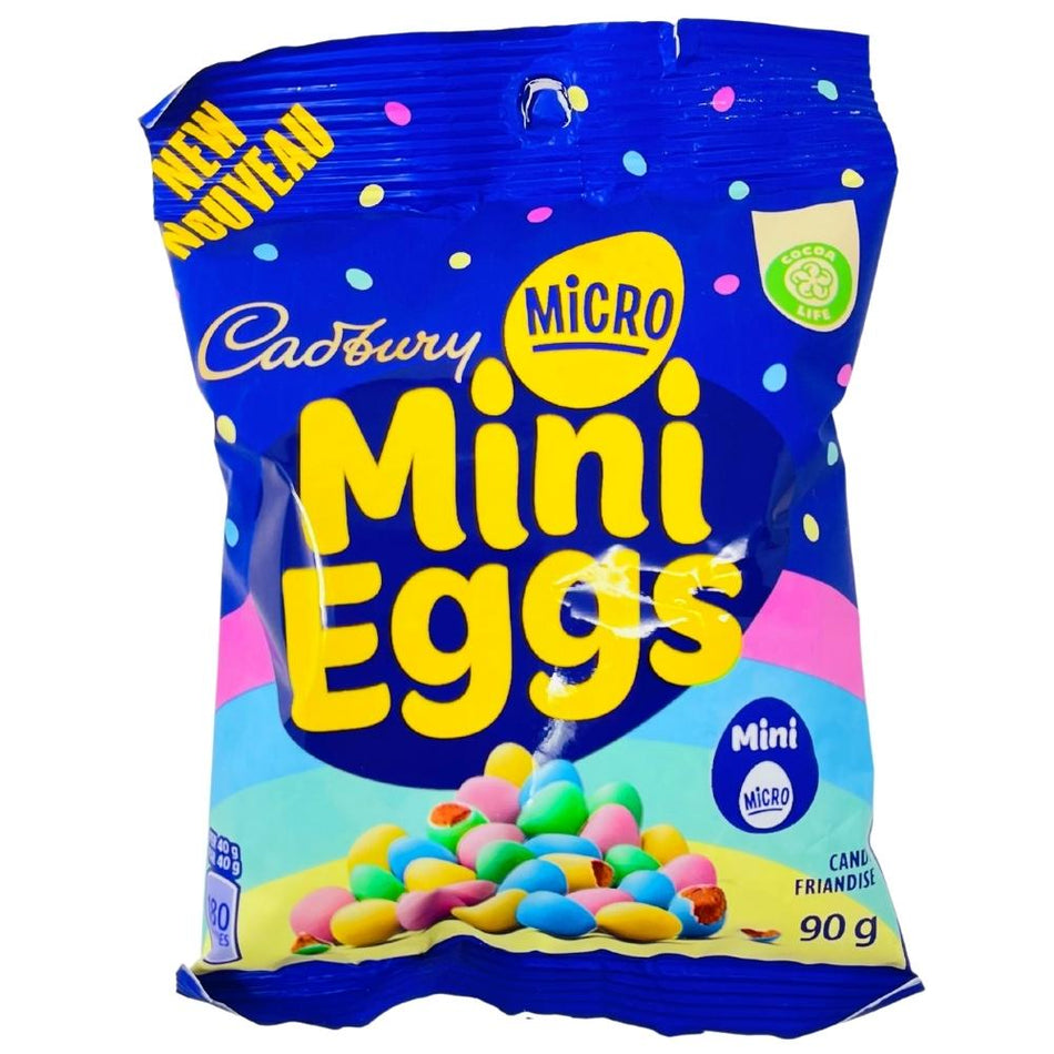 Cadbury Micro Mini Eggs - 90g-Cadbury -Mini eggs-Milk chocolate