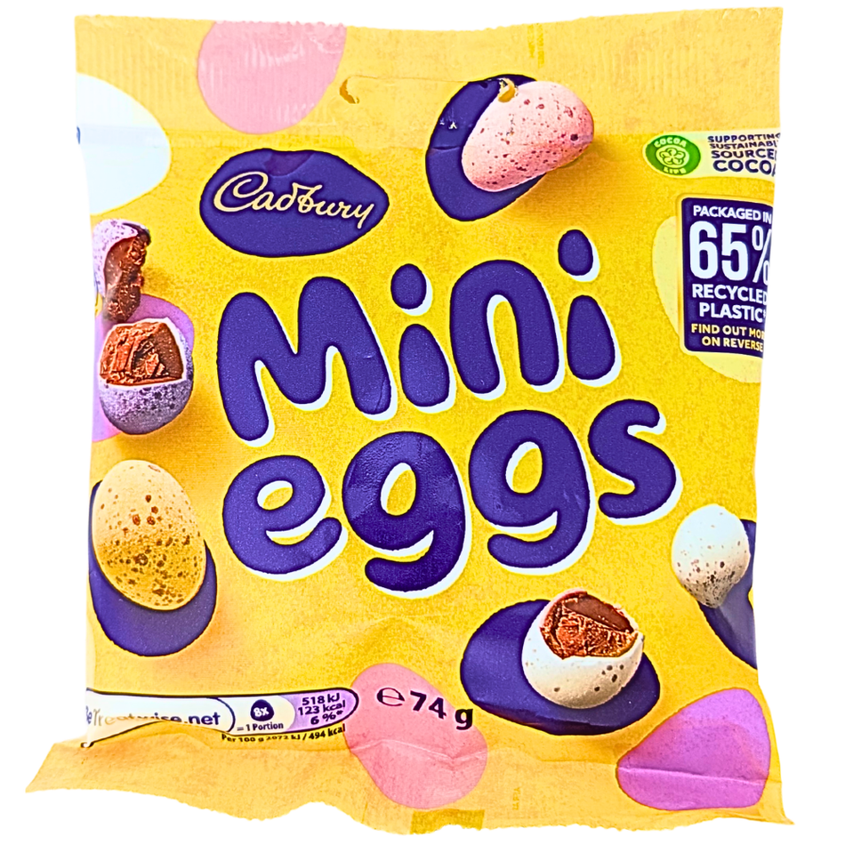 Cadbury Mini Eggs Peg bag (UK) - 74g