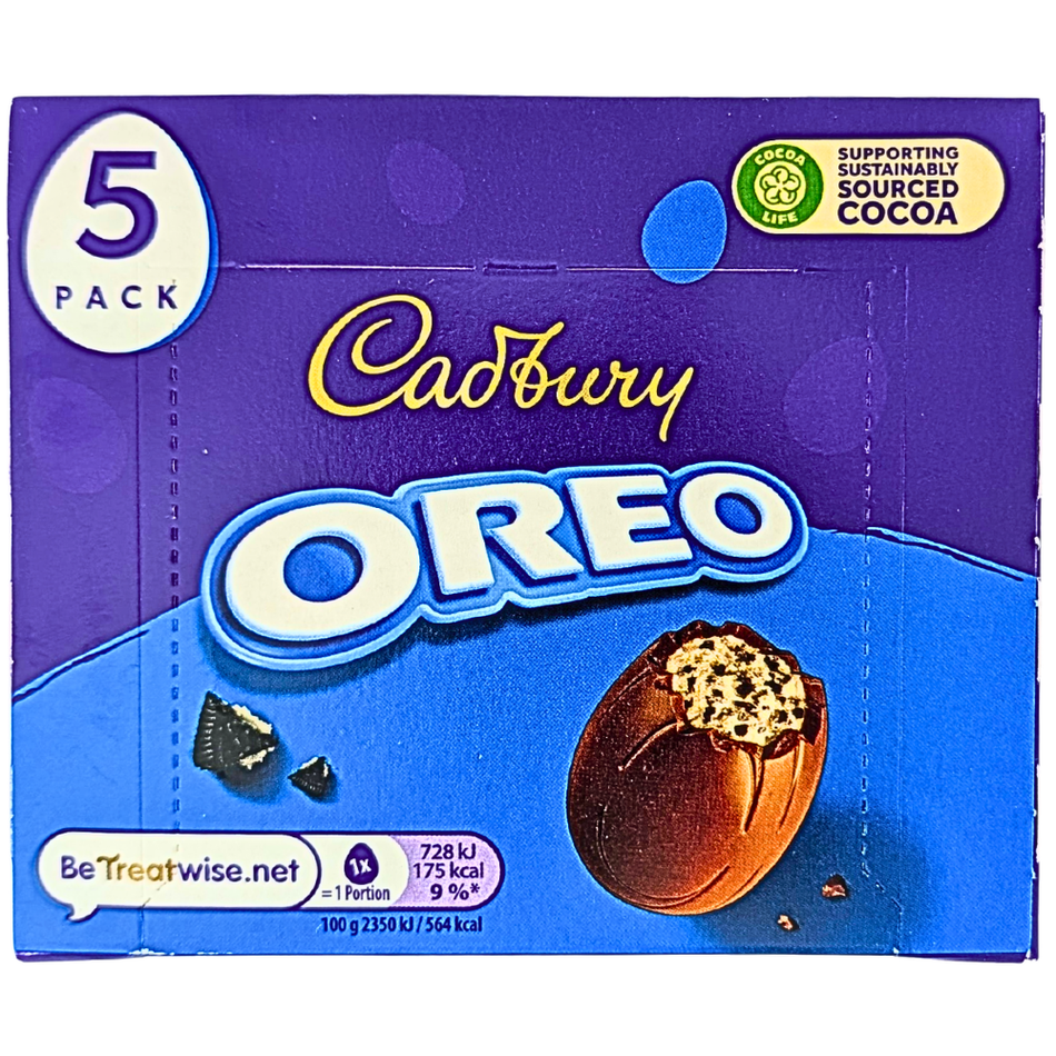 Cadbury Oreo Chocolate Eggs 5PK (UK) - 155g