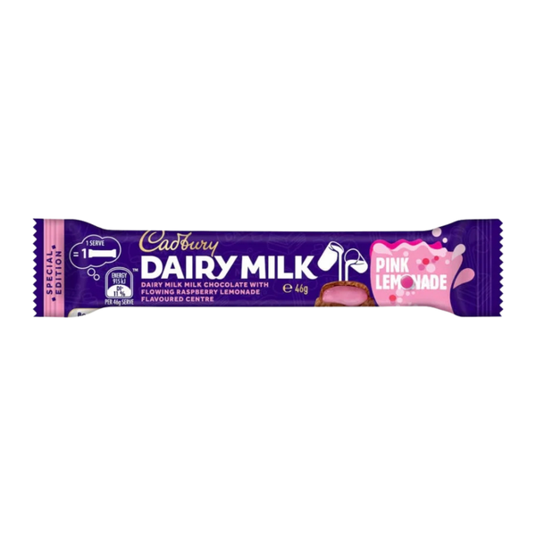 Cadbury Dairy Milk Pink Lemonade (Australia) - 46g | Candy