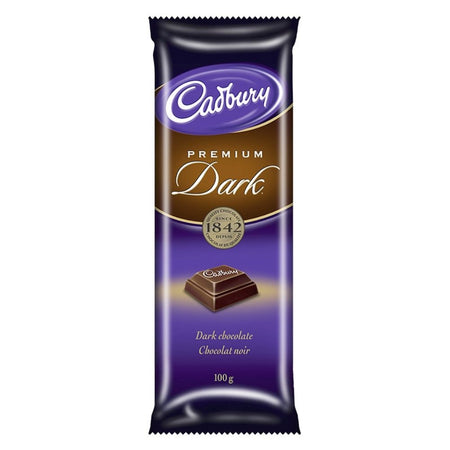 Cadbury Premium Dark Bars - 100g