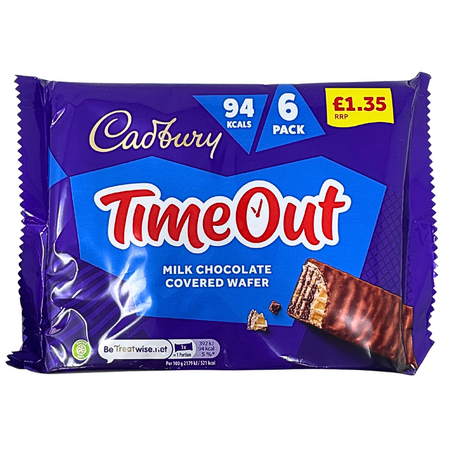 Cadbury Timeout 6 Pack (UK) - 108g