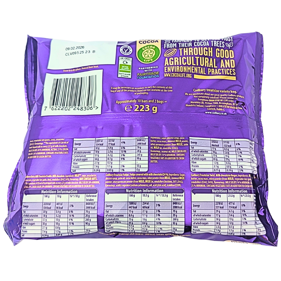 Cadbury Treatsize Sharing Selection (UK) - 223g