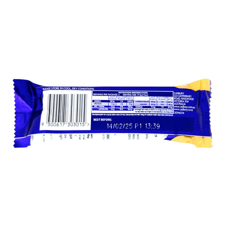 Cadbury Twirl Honey Comb Sundae (UK) - 35g  Nutrition Facts Ingredients
