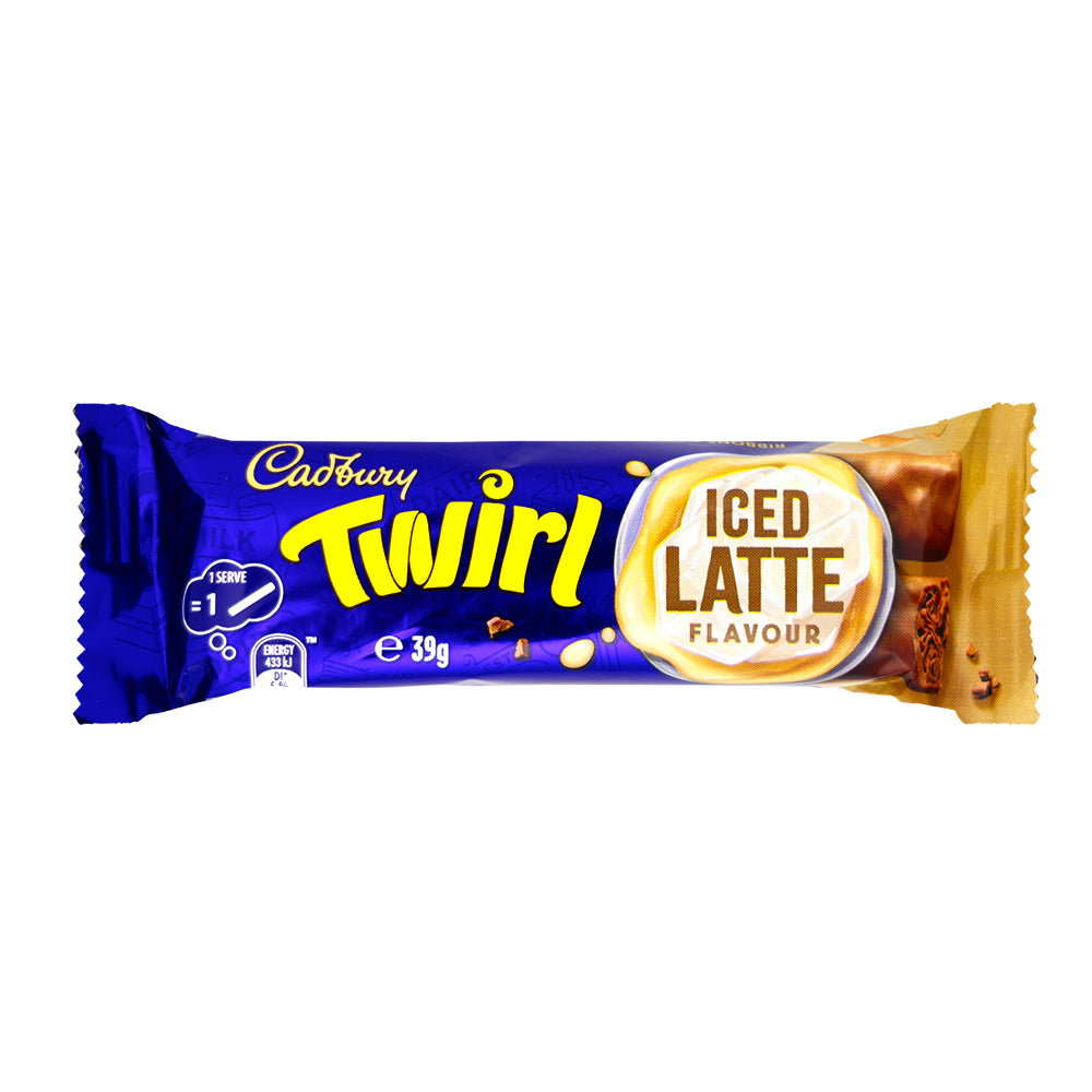 Cadbury Twirl Iced Latte (Australia) - 39g | Candy Funhouse – Candy ...