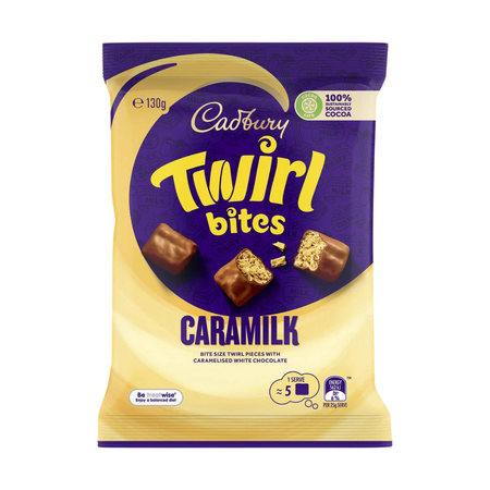 Cadbury Twirl Bites Caramilk (Australia) - 130g