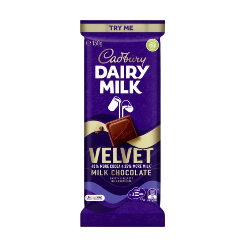 Cadbury Dairy Milk Velvet (Australia) - 150g