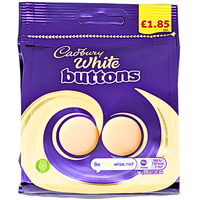 Cadbury White Buttons Bag (UK) - 85g