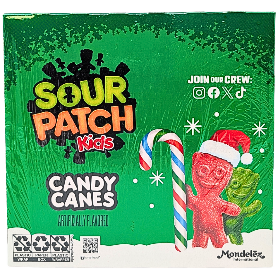 Sour Patch Candy Canes - 5.3oz