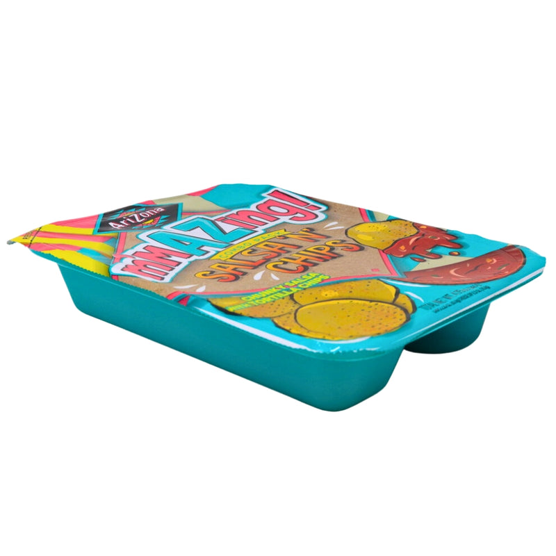 Arizona Combo Tray Salsa 'n' Chips - 4.75oz -Chips and Salsa - Nacho Chips - Exotic snacks