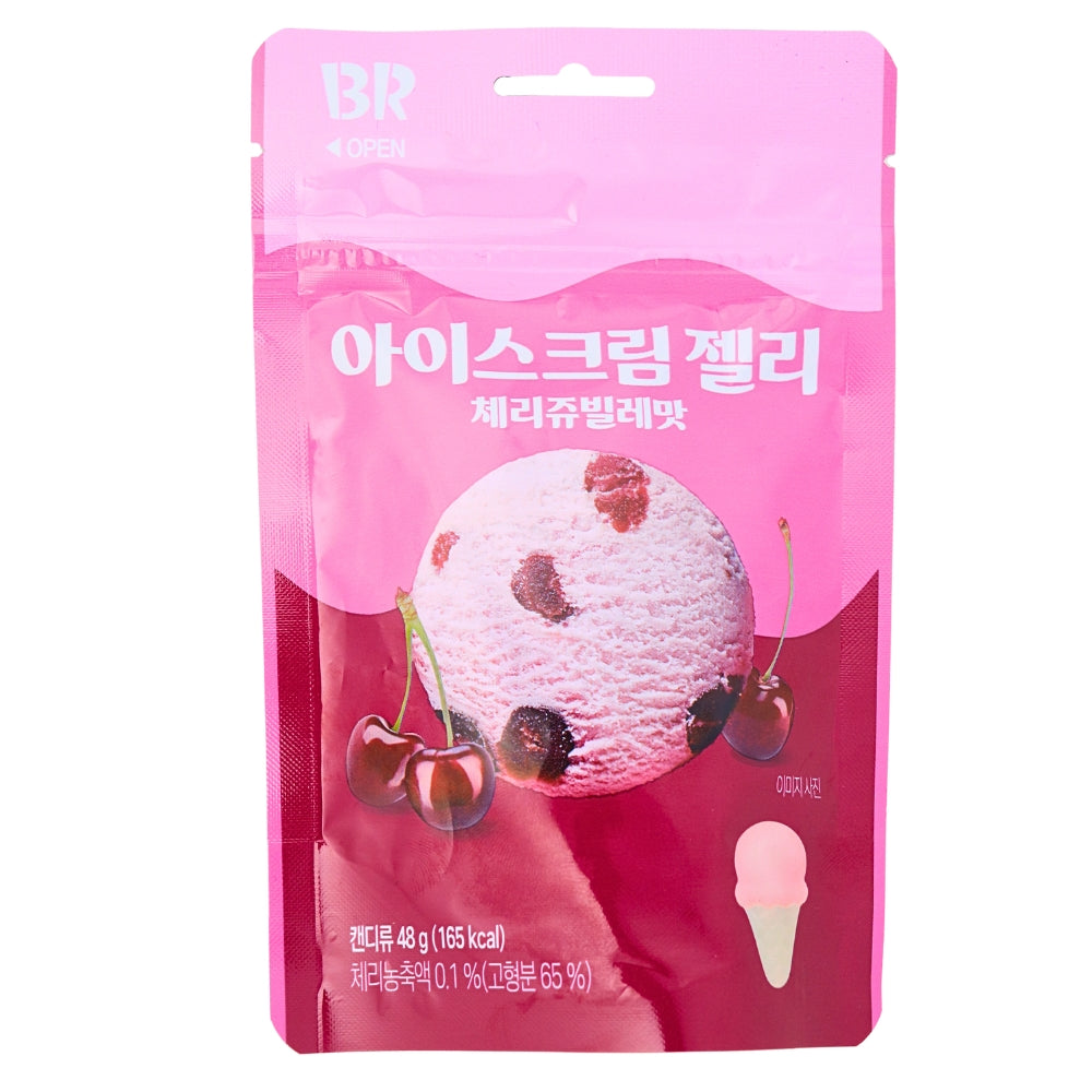 Baskin Robbin Cherry Jelly Candy (Korea) - 48g - Korean Candy