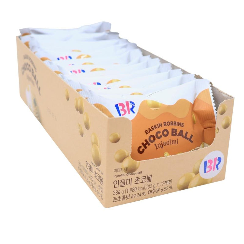 Baskin Robbin Injeolmi Choco Balls (Korea) - 32g -Baskin Robbins - Korean Candy - Chocolate Balls