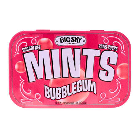 Big Sky Mints Bubble Gum - 50g - Mint Candy