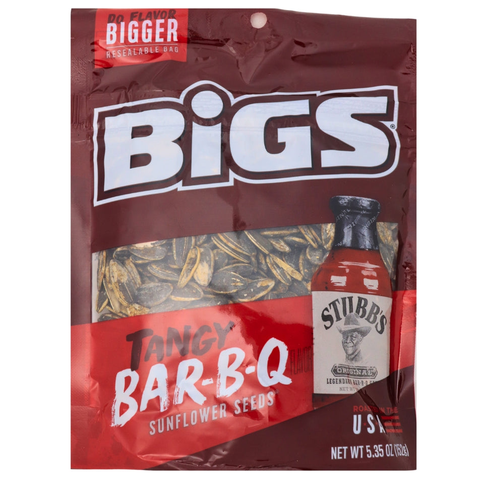 Bigs Smokey Bar-B-Q Sunflower Seeds - 152 g, BIGS Smokey Bar-B-Q Sunflower Seeds, Unleash your inner grill master, Backyard barbecue at your fingertips, Irresistible aroma of hickory smoke, Miniature flavor explosion, Smoky goodness and sunflower seed crunch, Satisfying your savory cravings, Flavor-packed companions, Savory delight, Grilled goodness and sunflower seed crunch, bigs, bigs sunflower seeds, bigs bacon sunflower seeds, Bigs bbq sunflower seeds