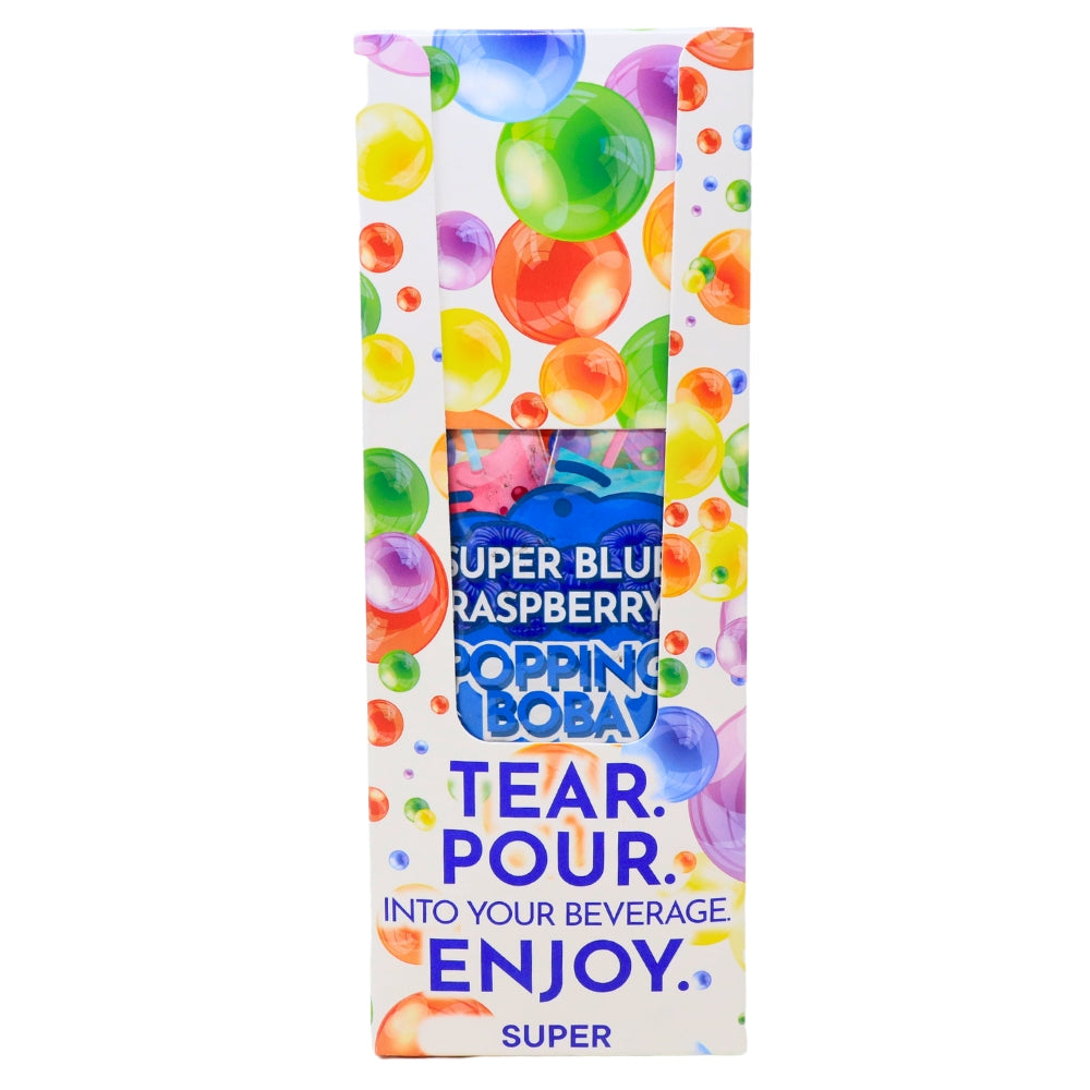 Boba Vida Super Blue Raspberry - 3oz-Popping Boba-Blue Raspberry-Fruity Candy