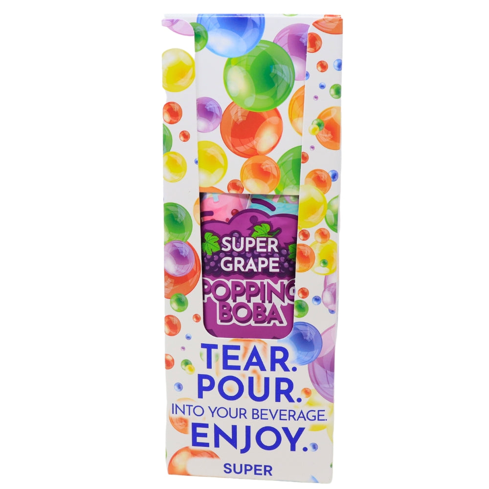 Boba Vida Super Grape - 3oz -Popping Boba -Grape Candy