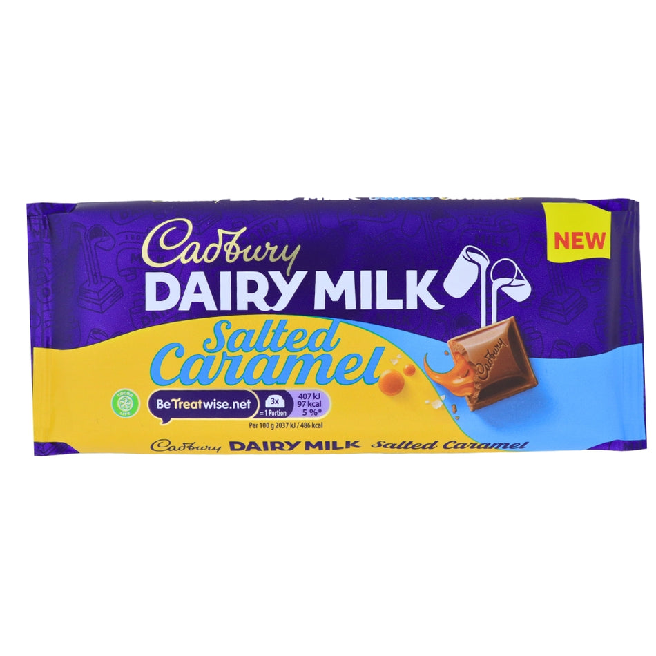 Cadbury Dairy Milk Salted Caramel UK - 120g -Cadbury - Dairy Milk - Salted Caramel