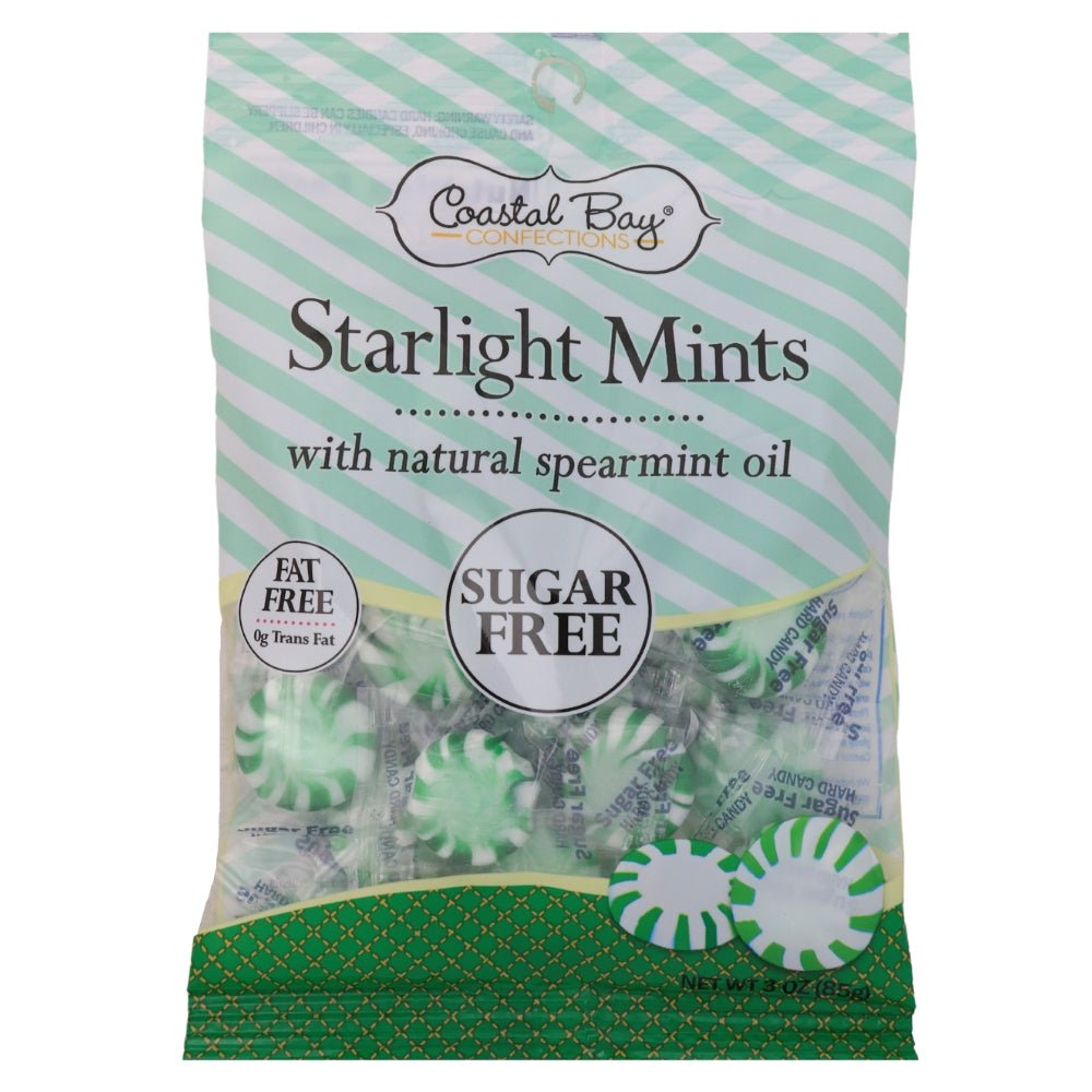 Coastal Bay Sugar Free Starlight Mints - 3oz -Sugar Free Candy - Mints 