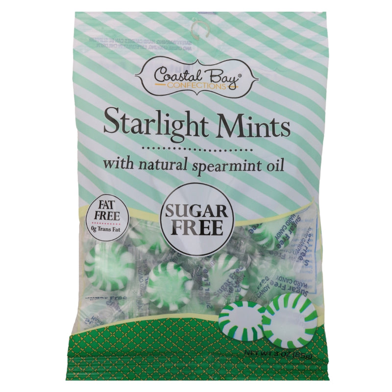 Coastal Bay Sugar Free Starlight Mints - 3oz | Candy Funhouse