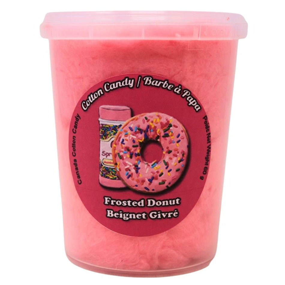 Cotton Candy Frosted Donut  - 60g- Cotton Candy- Old Fashioned Candy- Donut Candy- Donuts