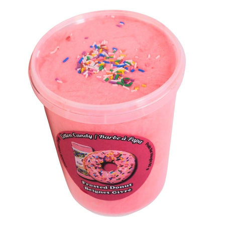 Cotton Candy Frosted Donut  - 60g- Cotton Candy- Old Fashioned Candy- Donut Candy- Donuts