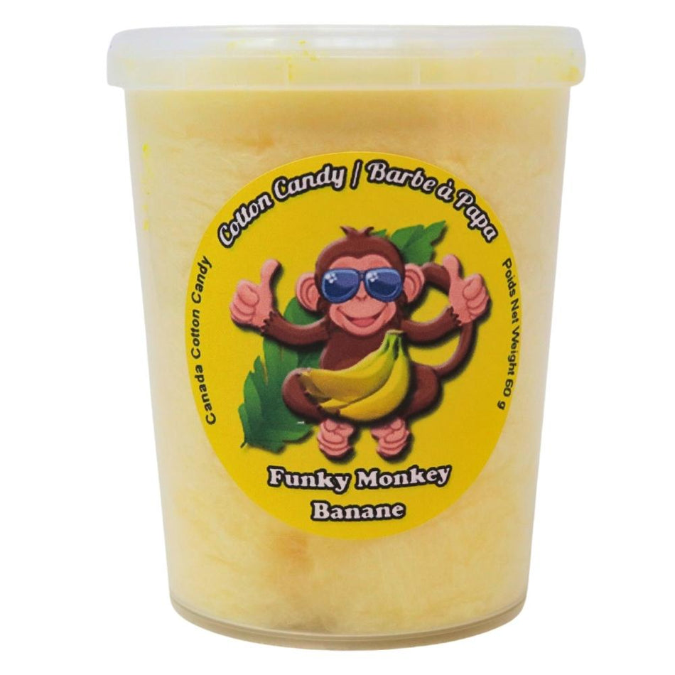 Cotton Candy Funky Monkey  - 60g - Banana Candy