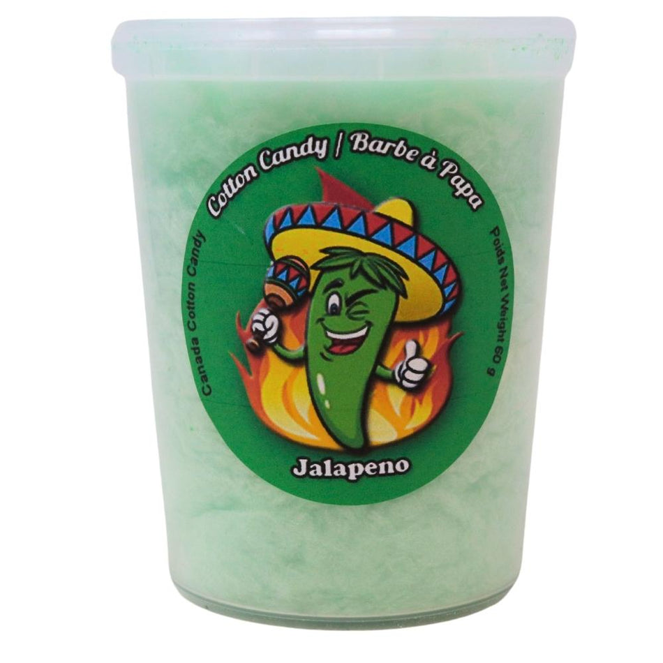 Cotton Candy Jalapeno  - 60g-Cotton Candy-Spicy Candy-Candied Jalapenos 
