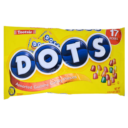 Dots Mini Bag - 13.5oz-Dots Candy Old Fashioned Candy Fruit Candy-Dots Candy-Old Fashioned Candy-Fruit Candy