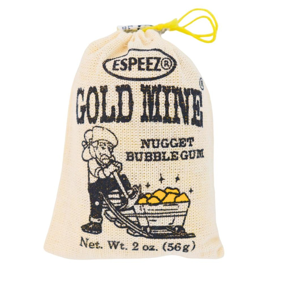 Gold Mine Gum, Gold Mine Gum, Strike it rich with chewy delight, Taste adventure, treasure trove of chewy fun, Golden nuggets of gum, Bursting with delightful fruity flavors, Irresistibly chewy, full of joy, Fun twist on classic chewing, Taste of the gold rush, blast of chewy delight