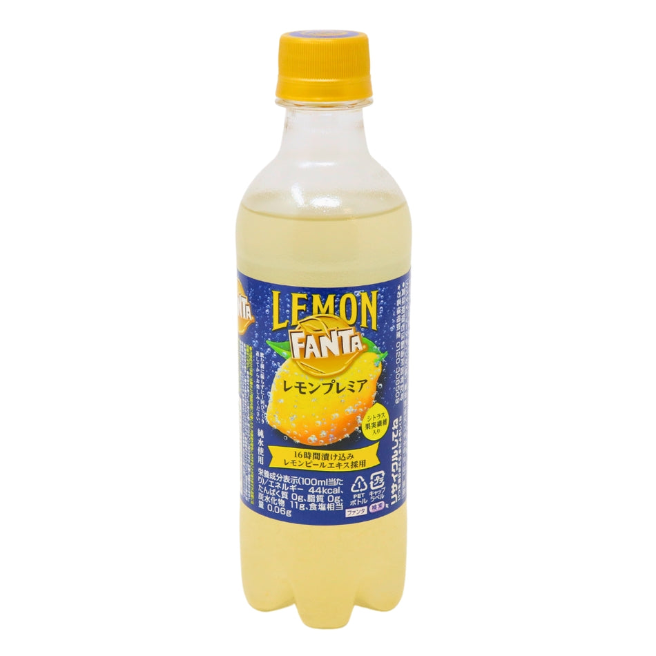 Fanta Lemon Premium (Japan) -Fanta-Japanese Soda-Lemon Soda-Fanta Flavors