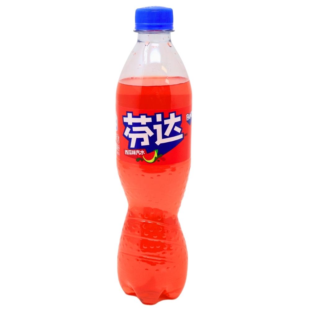 Fanta Watermelon (China) - 500mL - Fanta - Chinese Candy - Watermelon Soda