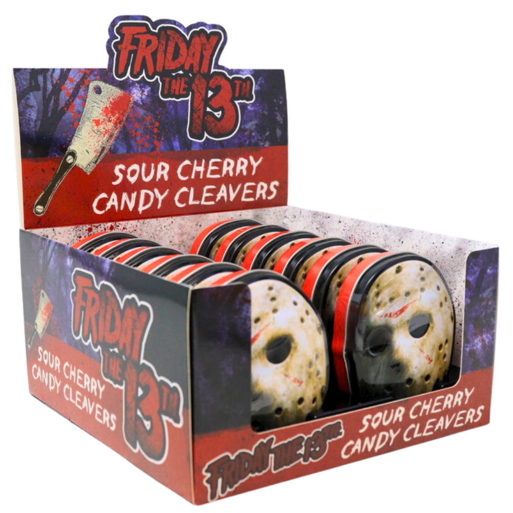 Boston America Friday the 13th Jason Mask - 1.2oz Sour Cherry  Pink Candy  Freddy vs Jason 
