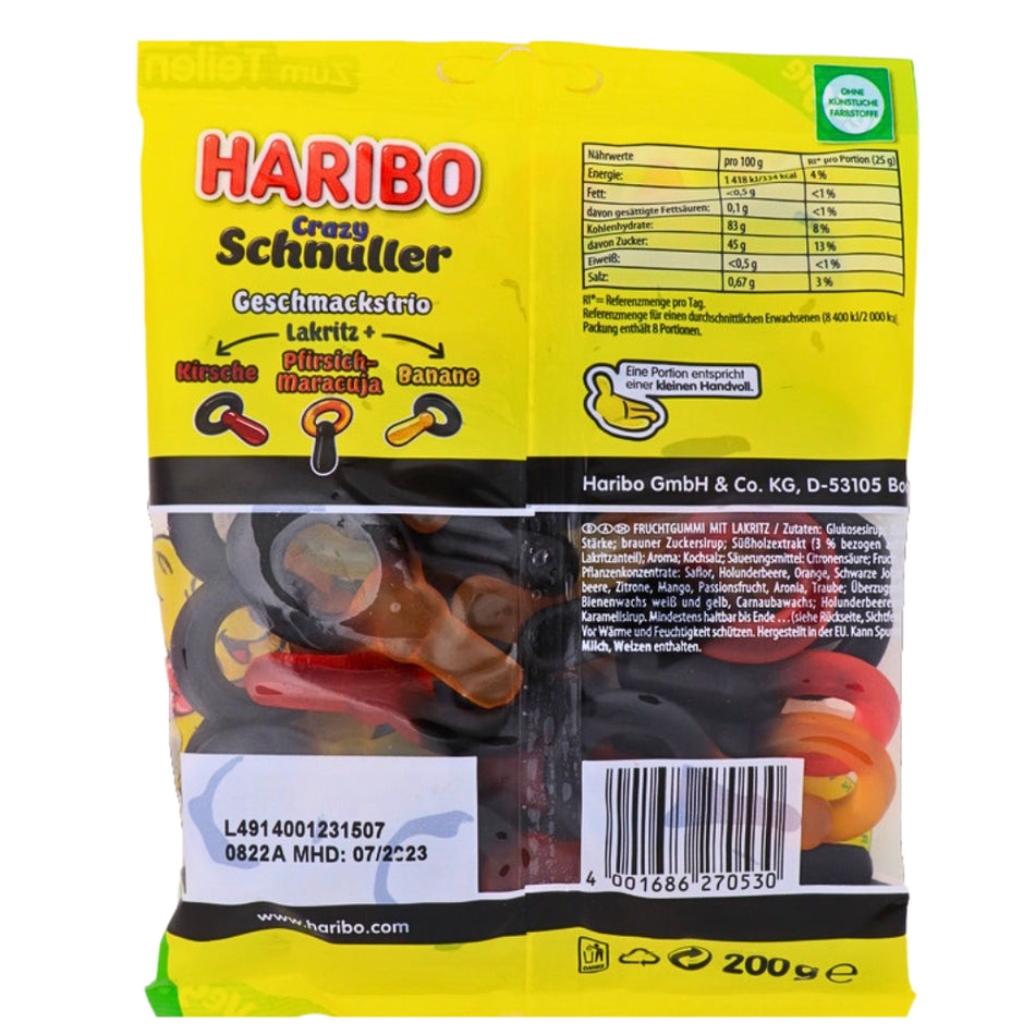 Haribo Kinder Schnuller Limo Mix 175g  Online kaufen im World of Sweets  Shop