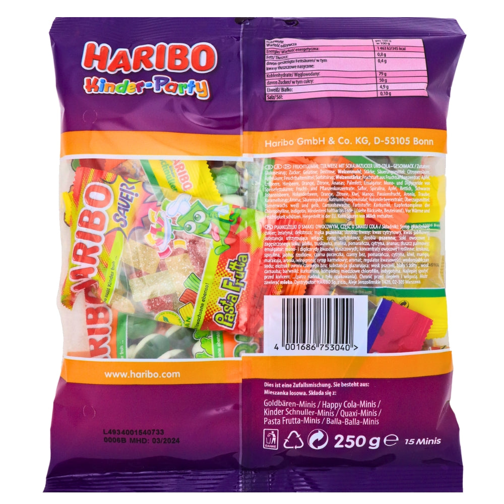 Haribo Kinder Party Minis - 250g  Candy Funhouse – Candy Funhouse US