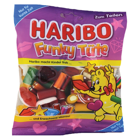 Hariibo Funky Tote - 175g -Haribo Gummy Bears - Licorice 