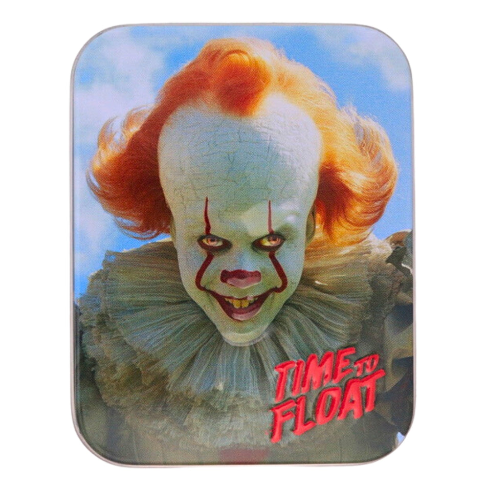 Boston America IT Pennywise Tin - 1.5oz Cherry Candy  Pennywise Costume  Balloons  Sweet Cherry 