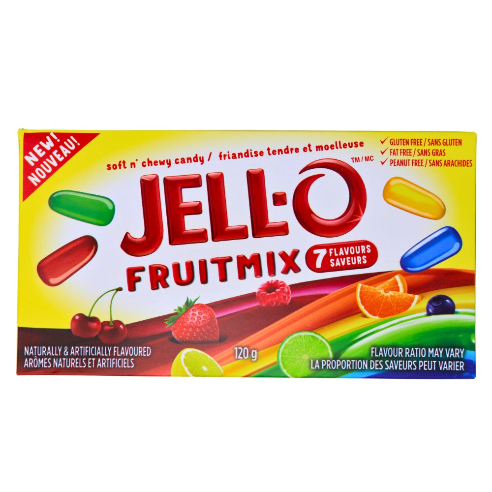 Jell-O Fruit Mix - 120g - Jelly Beans