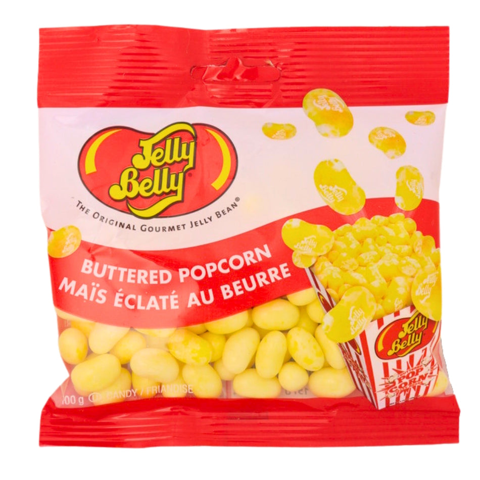 Jelly Belly Buttered Popcorn - 100g -Jelly Beans - Candy Popcorn