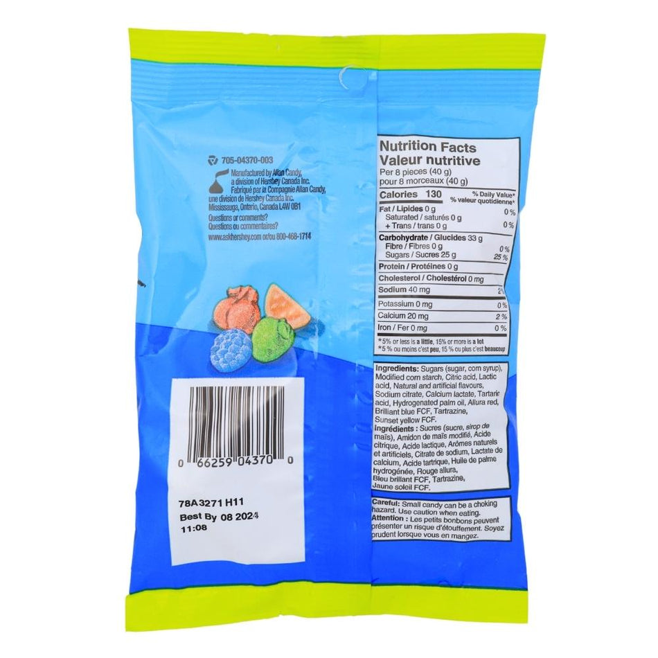 Jolly Rancher Fruity Sours-182g Nutrition Facts Ingredients, Jolly Rancher Fruity Sours, tangy delights, sour cherry, jolly rancher, jolly rancher candy, jolly rancher sour candy, jolly rancher sour
