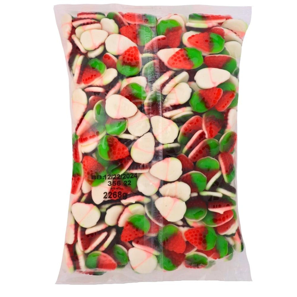 Kervan Foam Bottom Strawberry Gummy Candy-5lbs