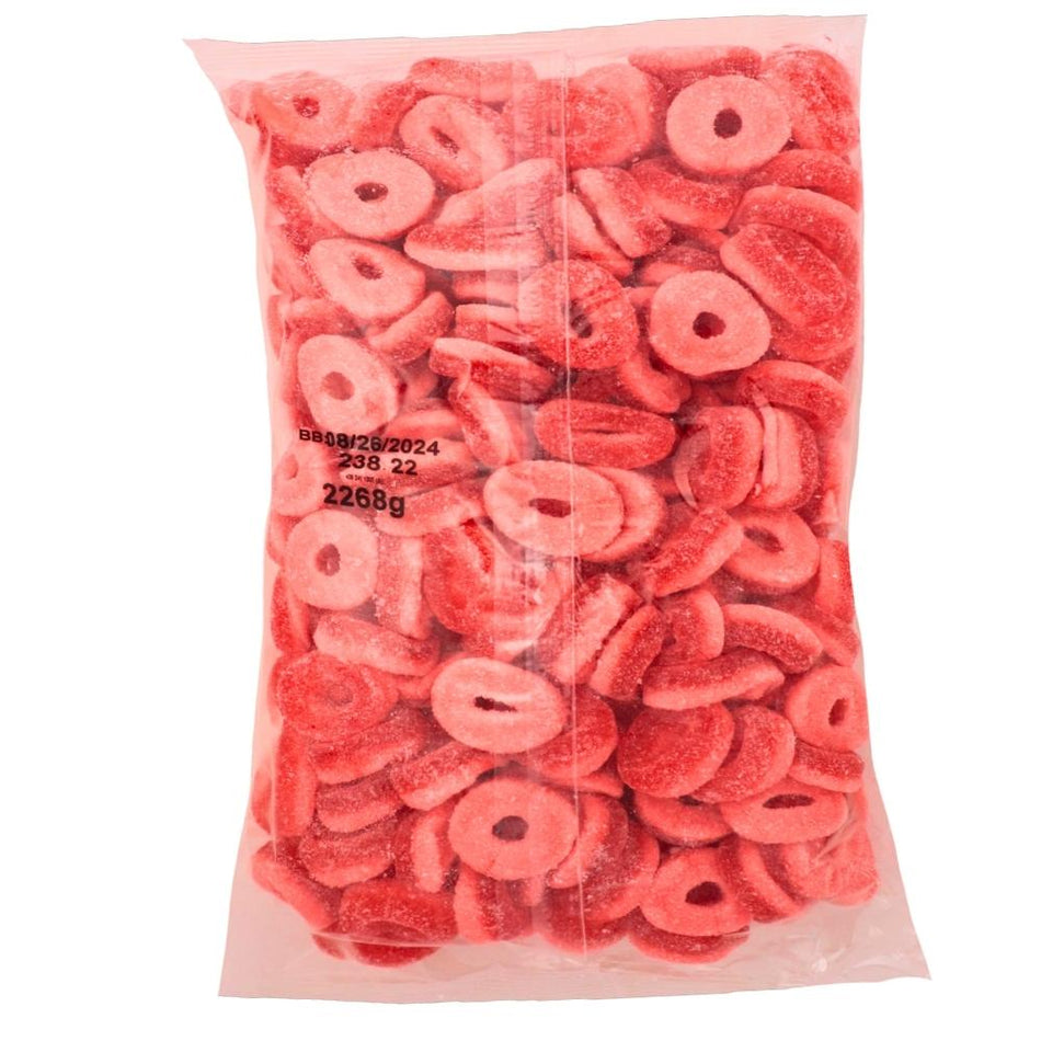 Kervan Watermelon Rings Gummy Candy-5 lbs-Bulk Candy-Gummy Candy-Gummies-Sour Candy-watermelon candy