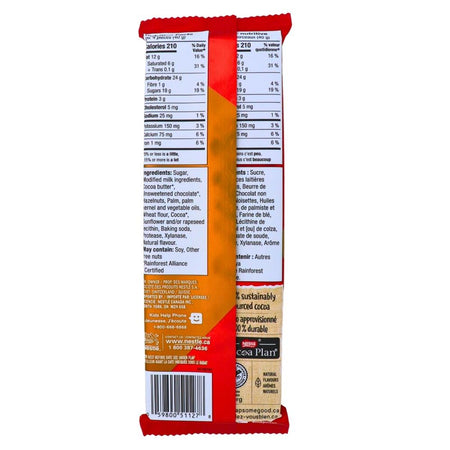Kit Kat Hazelnut Crunch - 120 g Nutrition Facts Ingredients, kit kat, kit kat chocolate, kit kat chocolate bar, kit kat hazelnut crunch