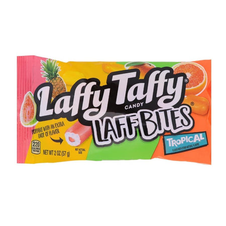 Laffy Taffy Bites Tropical - 2oz, laffy taffy, laffy taffy bites, laffy taffy bites tropical, tropical candy, tropical laffy taffy, laffy taffy tropical