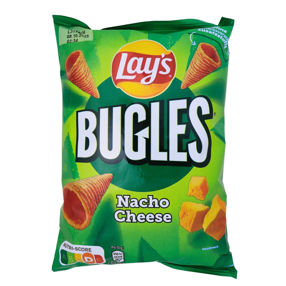 Lays Bugles Nacho Cheese - 95g-Bugles-Nacho Cheese-Cheese Crisps