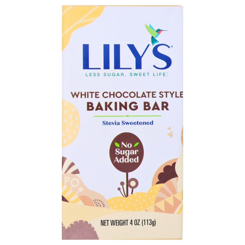 Lily's White Chocolate Style Baking Bar - No Sugar Added 4oz