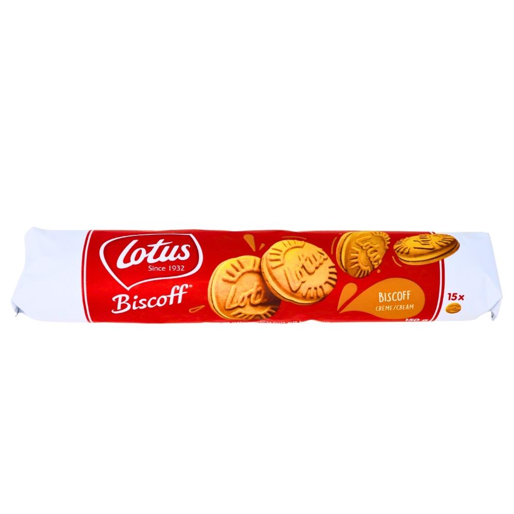 Lotus Sandwich Cookies Filled with Biscoff Cream - 150g, Lotus Biscoff Sandwich Cookies, Whimsical Bliss, Perfectly Baked, Crispy Cookies, Luscious Biscoff Cream, Flavor Harmony, Dunkable Delights, Playful Indulgence, Spicy Sweetness