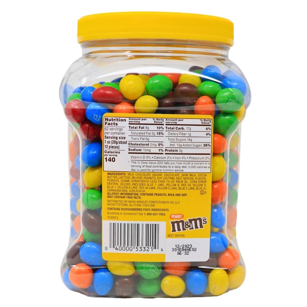 M&M's Peanut Milk Chocolate Candies Pantry Size-62 oz Nutrition Facts Ingredients, M&M's Peanut Milk Chocolate Candies Pantry Size, Burst of joy, Crispy peanuts, Velvety milk chocolate, Symphony of flavors, Colorful snacking, Pantry-sized bliss, Candy-filled masterpiece, Sweet tooth satisfaction, Whimsical indulgence, m&ms, m&ms candy, m&m chocolate, m&ms chocolate, m&m milk chocolate
